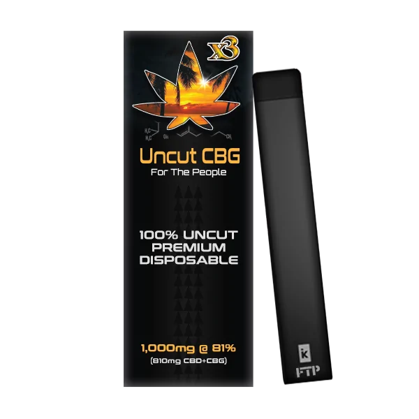 DROP SHIP: CBG CBD Disposable Pens 1mL / Blue Ice (S) *CannaTerps
